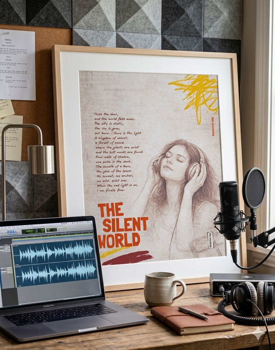 Poetic Voice Over Art Poster | 