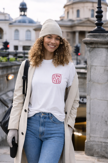 Conflicted Pink - Unisex Heavy Cotton Tee