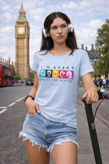 I’m Every Vowel T-Shirt - Light & Minimalist #WomenInVO Softstyle Tee