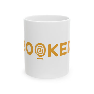 BOOKED Yellow Coffee Mug