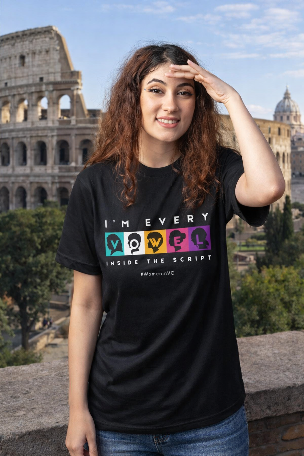 I’m Every Vowel T-Shirt - Classic Dark & Bold #WomenInVO Softstyle Tee