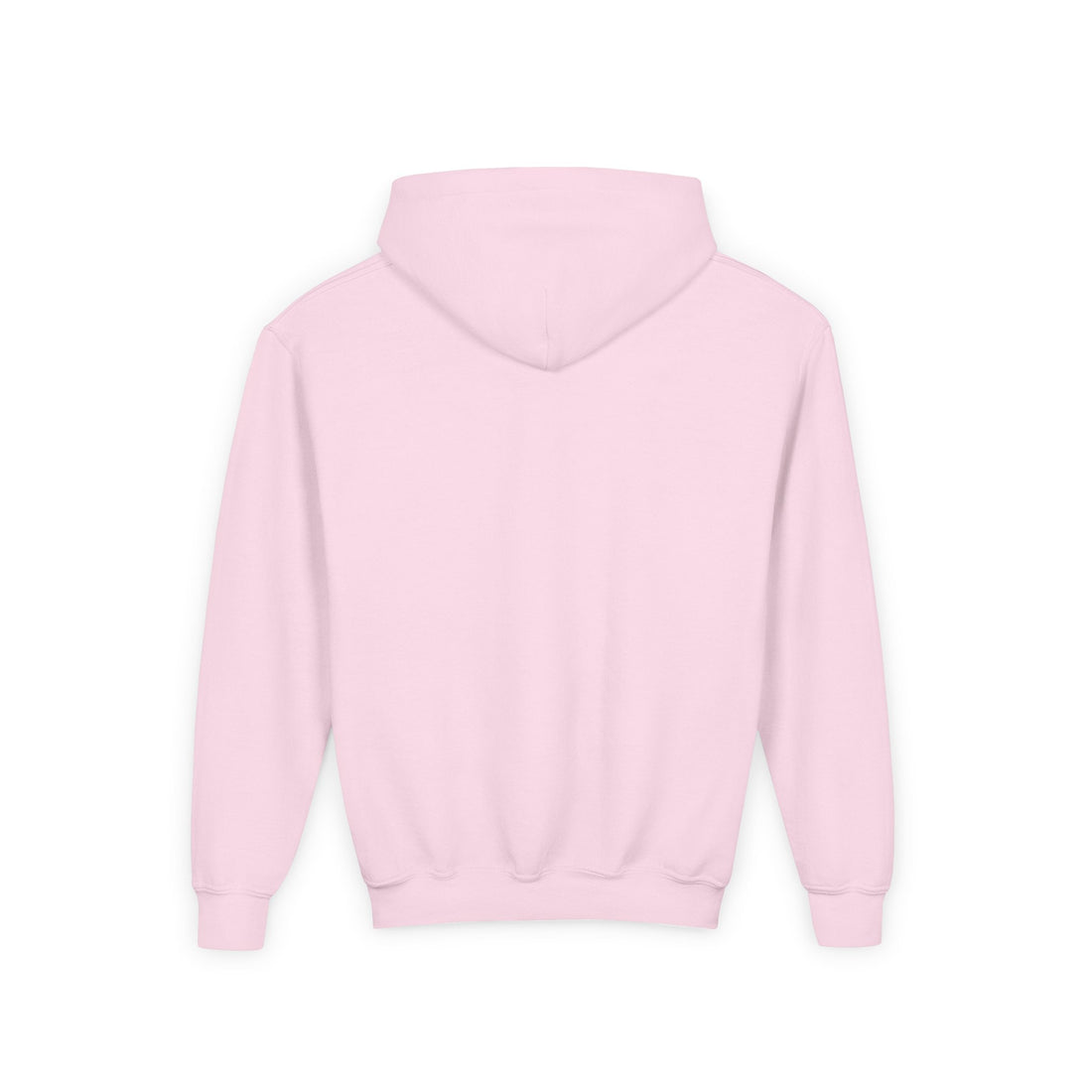 Youth Hoodie with Minimalist embroidered Purple °Studio Buddy° Character