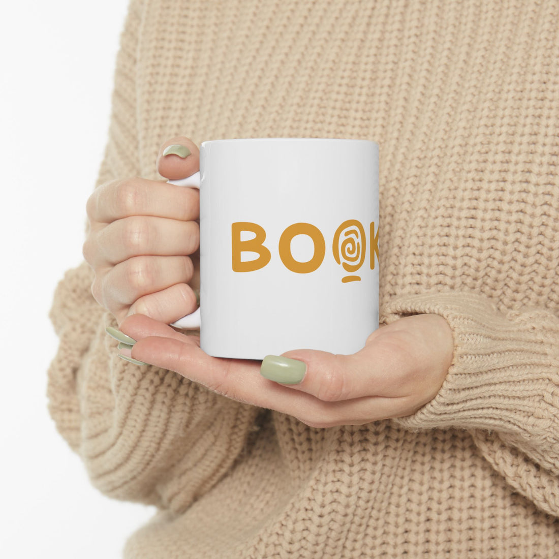 BOOKED Yellow Coffee Mug