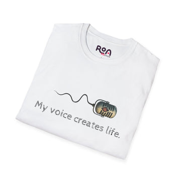My Voice Creates Life - Voice Actor T-Shirt