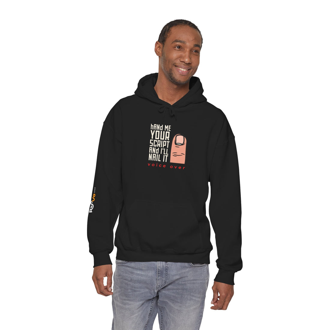 Hand Me Your Script Hoodie - Professional Voice Actor #VO Confidence Sweatshirt