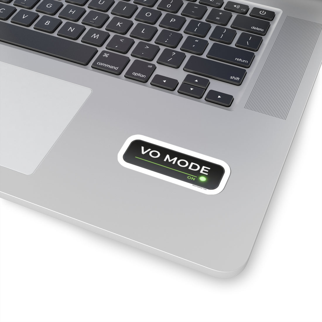 "VO MODE ON" Vinyl Sticker | Recording in Progress Gear Decal | High-Quality Water-Resistant Sticker
