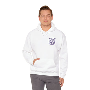 Conflicted Purple - Unisex Heavy Blend™ Hooded Sweatshirt
