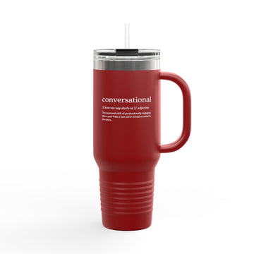 Conversational VO Insulated Travel Mug - 40oz Stainless Steel Tumbler for Voice Actors by ROA VO Shop