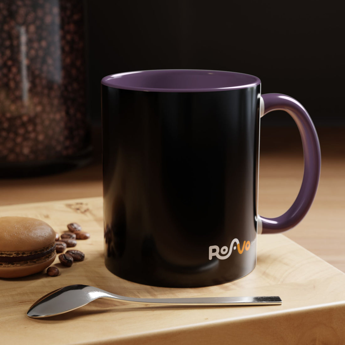 Hand Me Your Script Black Glossy Mug - Sleek #VO Artist Statement Mug