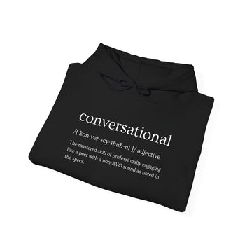 Conversational VO Hoodie - Unisex Voice Actor Sweatshirt by ROA VO Shop