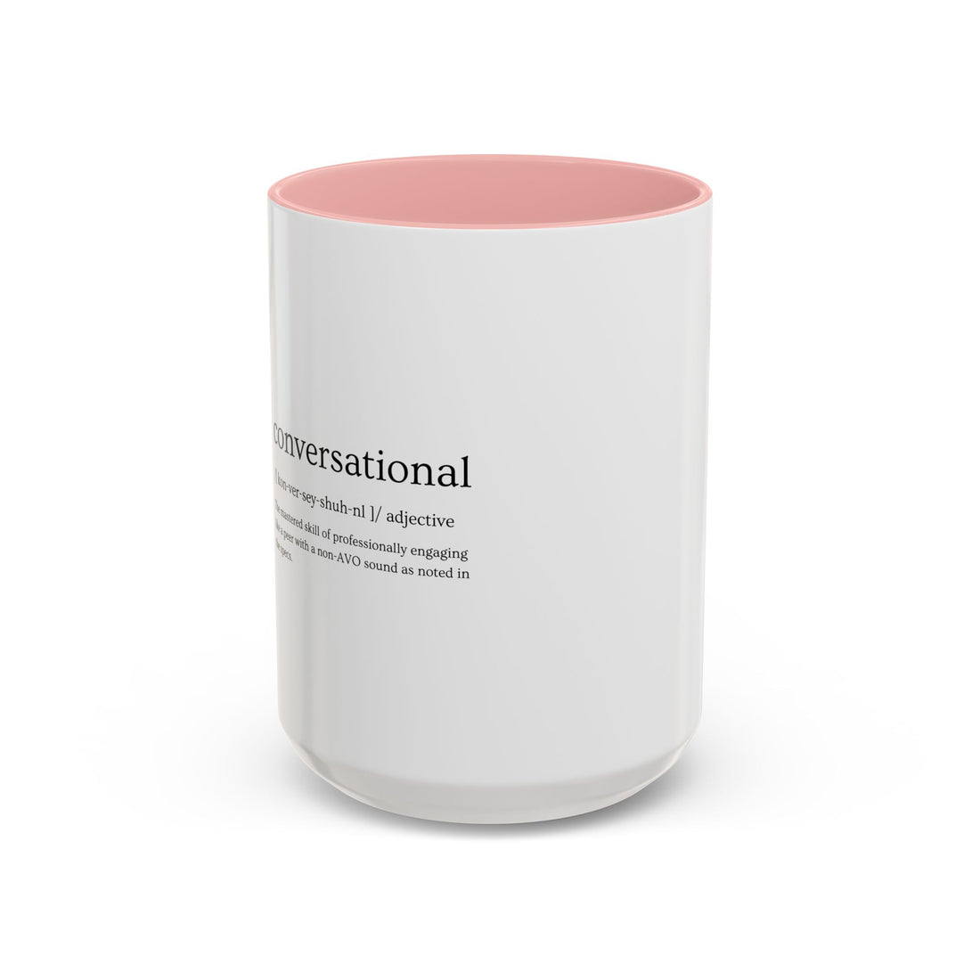 Conversational Voice Over Mug - Coffee Mug for Voice Actors