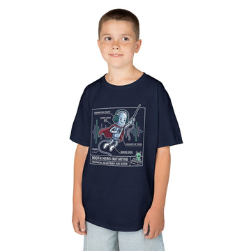 Booth Hero Initiative Kids T-Shirt | Technical Blueprint Voice Over Shirt