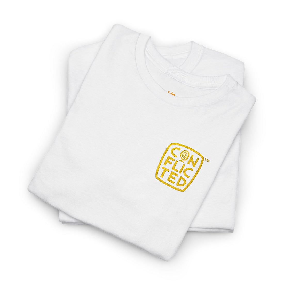 Copy of Conflicted Yellow - Unisex Heavy Cotton Tee