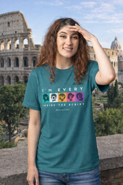 I’m Every Vowel T-Shirt - Classic Dark & Bold #WomenInVO Softstyle Tee