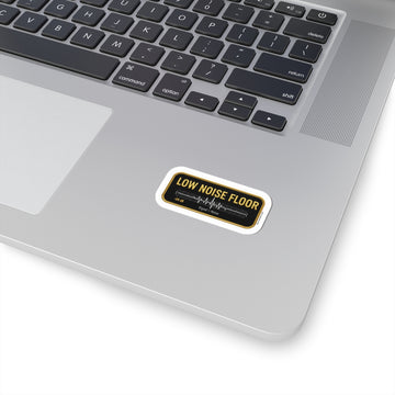 Low Noise Floor Audio Sticker | Signal > Noise Gear Decal | High-Quality Vinyl Sticker