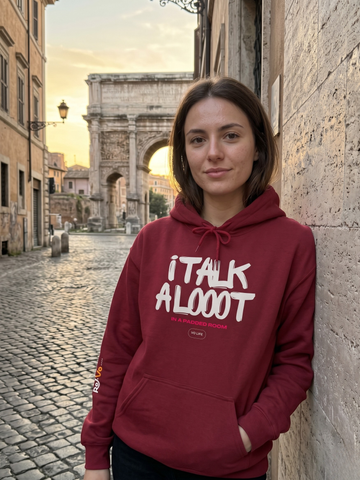 I Talk a Looot in a Padded Room Hoodie - Unisex Voice Actor Sweatshirt by ROA VO Shop