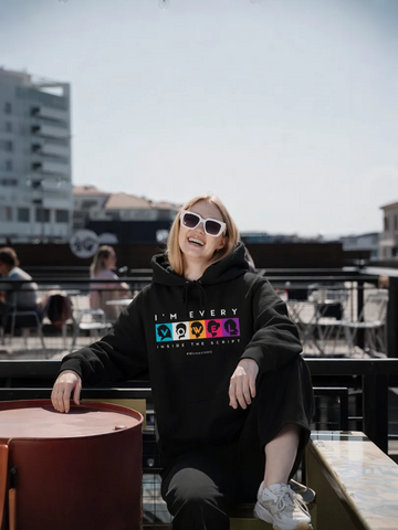 I’m Every Vowel Hoodie - #WomenInVO Cozy Premium Sweatshirt