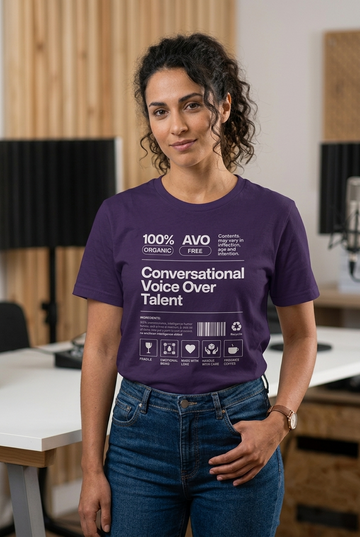 Voice Actor Ingredients T-Shirt - Unisex Soft Cotton Tee